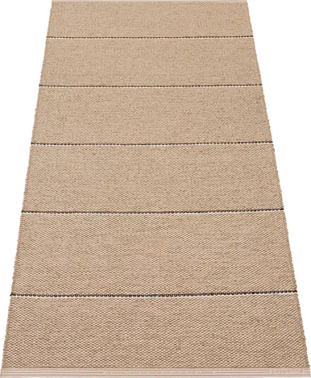 Pappelina Lea teppe Potato/Dark Brown/Vanilla 70 x 150 cm