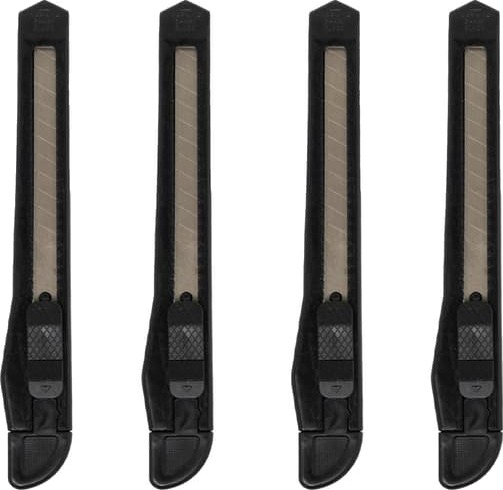 Brytebladknivsett 9mm 4 Stk