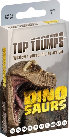 Winning Moves Top Trumps Dinosaurer Kortspill 6+