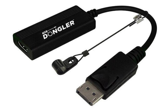 SCP The Dongler Displayport 1.4 - HDMI 2.0b Adapter dongle (up to 32GB), Aluminium, HDMI 4K@60 4:4:4