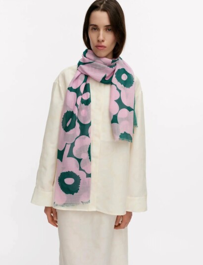 Marimekko Fiore Unikko   Green   ONE SIZE