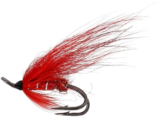 Unique Flies The Cardinal Vmc 8909 #8 Double Red