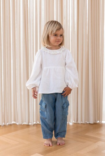 Fliink Ciao Blouse Cloud Dancer (116 / 6 år)