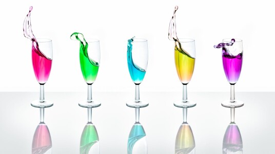 Plakat Fargerike Splash Glasses Plakat Fargerike Splash Glasses