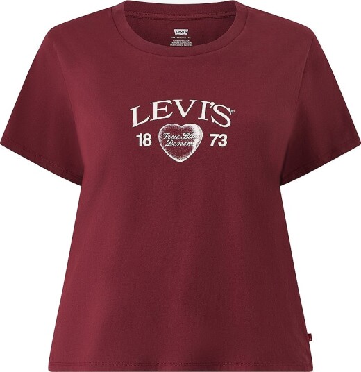 Levi's Plus   T skjorte Pl Perfect Tee   Rød