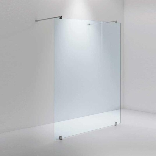 INR Iconic Nordic Rooms Dusjvegg ARC 43 Original Måltilpasset Brushed Stainless / Bronse Glass