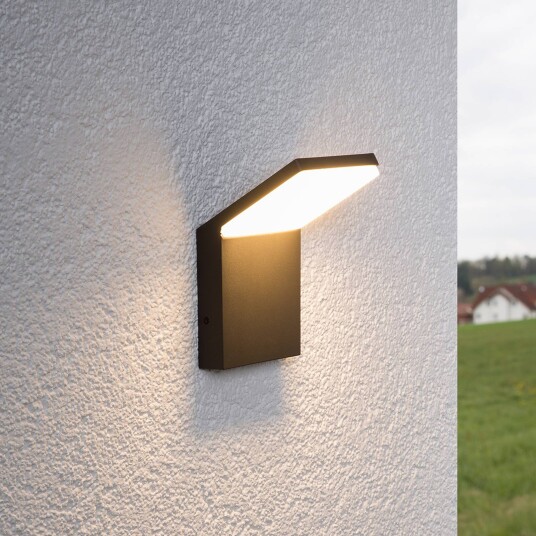 Lucande Waban - LED-vegglampe for utendørsbruk