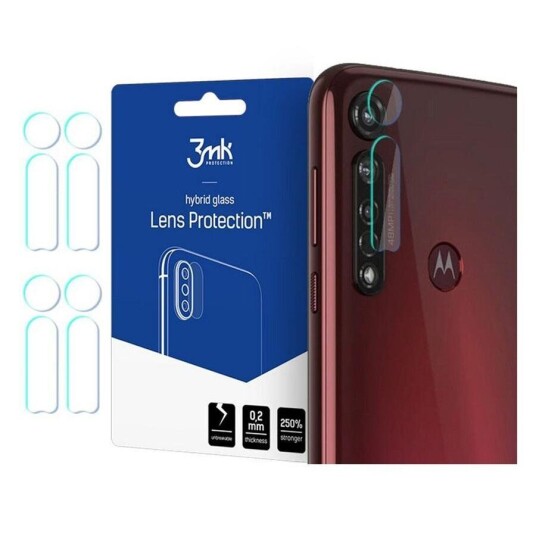 3MK Motorola Moto G8 Plus 3MK Beskyttelsesglass til Kameraobjektiv - 4 Stk.