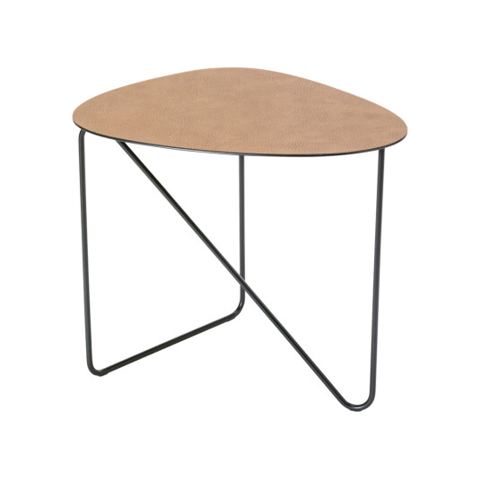 Lind DNA Curve sofabord skinn nature, hippo, L