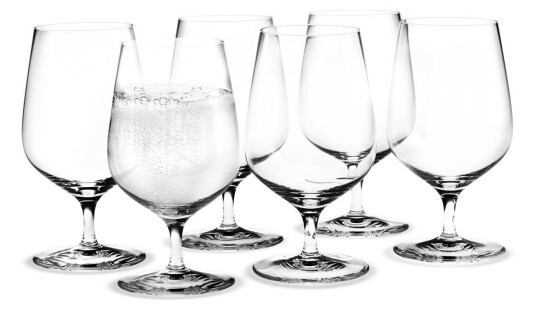 Holmegaard Cabernet vannglass klar 6-pakning 35 cl