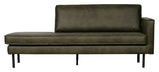 BePureHome Rodeo Daybed høyrevendt - Army Øko-lær