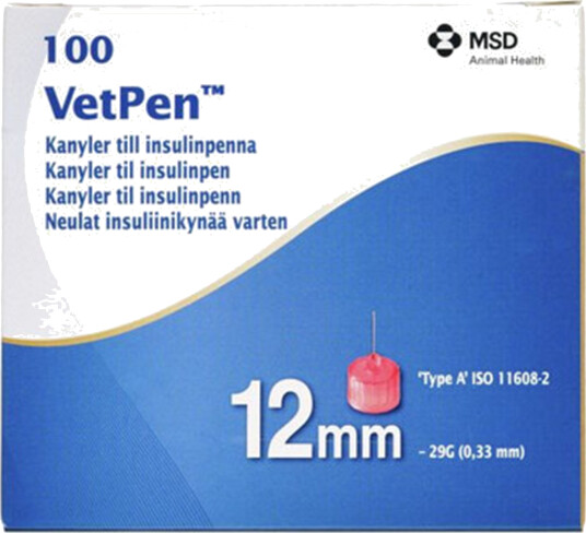 Vetpen Kanyle til insulinpenn, 100 stk.