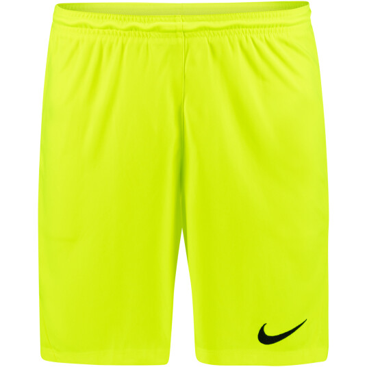 Nike Dri-FIT Park III Short Nb, fotballshorts herre L VOLT/BLACK