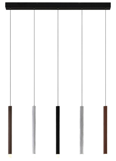 Lucande Stoika LED-hengelampe, 5 lyskilder