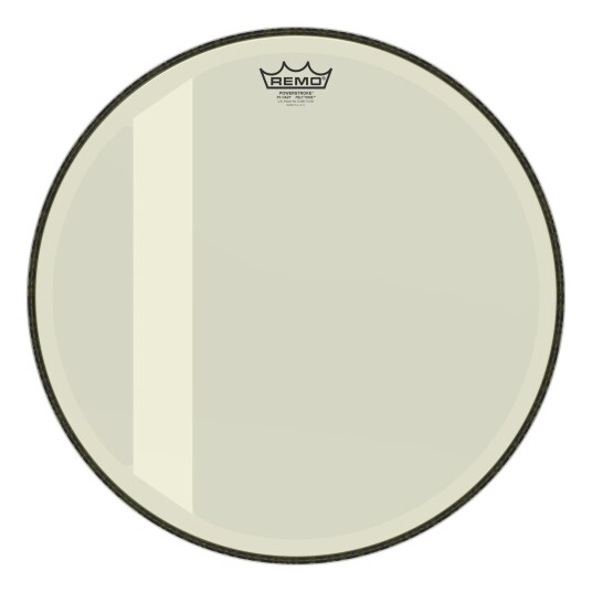Remo P3-1018-00-Flt Bass Powerstroke 3 Hazy Felt Tone 18" Diameter