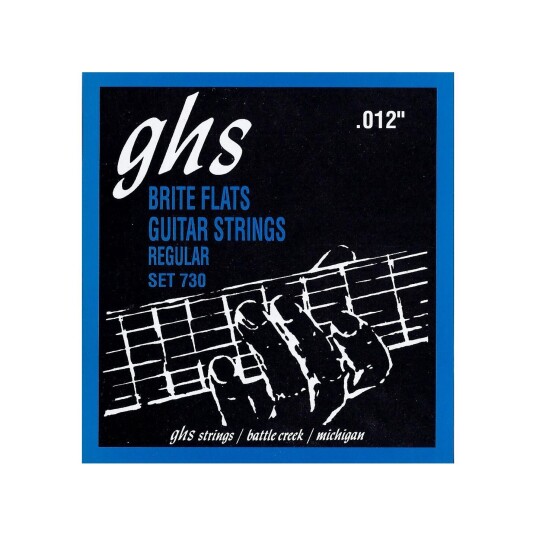 Ghs 730 Brite Flats Flatwound Regular (012-054)