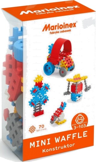 Marioinex Mini Waffle Byggesett 70 Deler