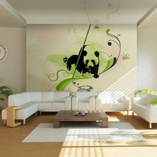Fototapet Stor Panda I Bambusskogen 400x309 - Artgeist sp. z o. o.