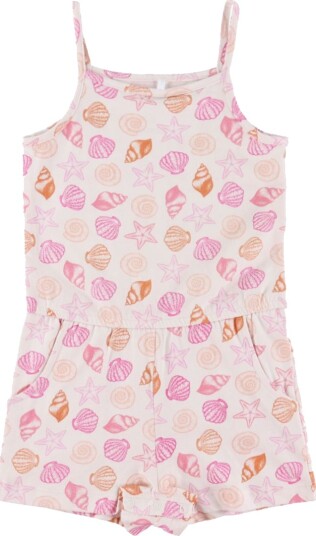 Name It Sommerdrakt NmfVigga Carinaria/Sea Skjell Name It 7 år (122) Sommerdrakt Beige Rosa