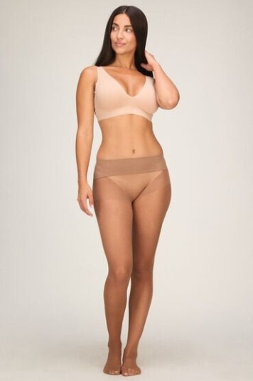Hunkemöller Tight 20 Denier Seamless Velvet Touch Brun