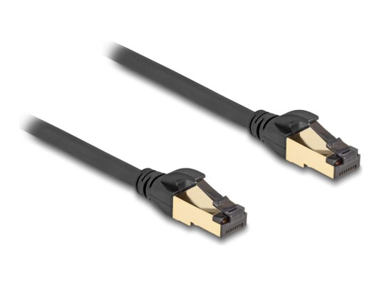 Delock RJ-45 Koblingskabel 1 m S/FTP Svart - Høyhastighets Nettverkskabel