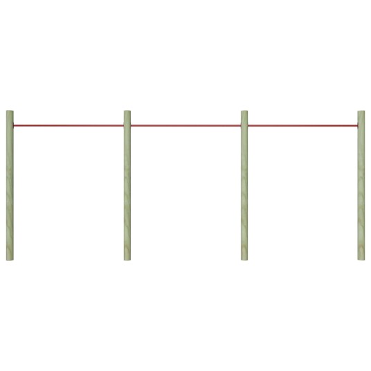 Svingstenger 3 stk 125 cm stål rød Svingstenger 3 stk 125 cm stål rød