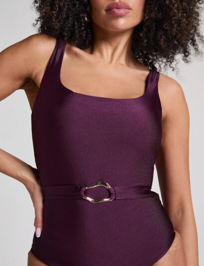 Hunkemöller Costa Shaping Belt Bs - Purple - S