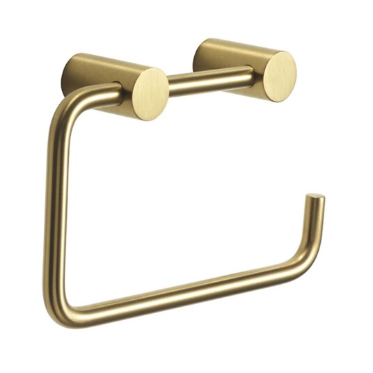 Pressalit Toilet paper holder brushed brass