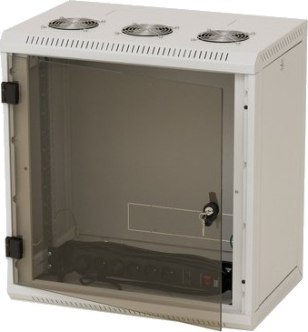 Triton Rua-09-As6-Cax-A1 Veggmonterbar Hylle 9U Hvit