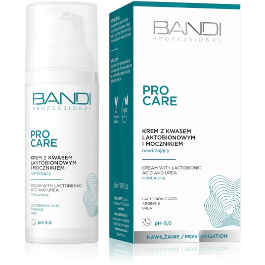 Bandi Cream with lactobionic acid and urea moisturising 50 ml Bandi Cream with lactobionic acid and urea moisturising 50 ml