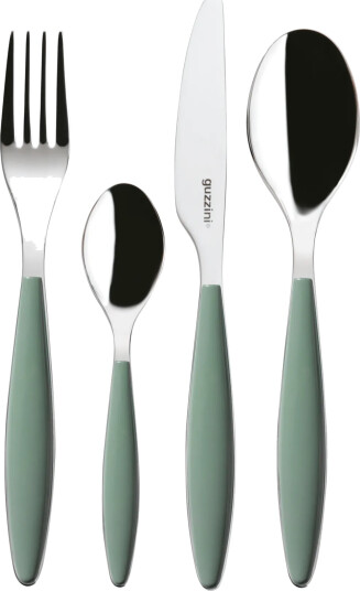 Guzzini Feeling bestikksett Green lagoon 24 deler
