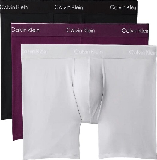 Calvin Klein Boxer Brief 3Pk Burgundy L