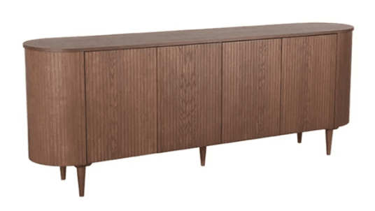 Trend Collection Olivia Skjenk Valnøtt 220 x 47 x 85 cm