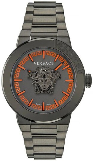 Versace Herreklokke VE7E00723 Medusa Grå/Stål Ø43 mm Versace Herreklokke VE7E00723 Medusa Grå/Stål Ø43 mm