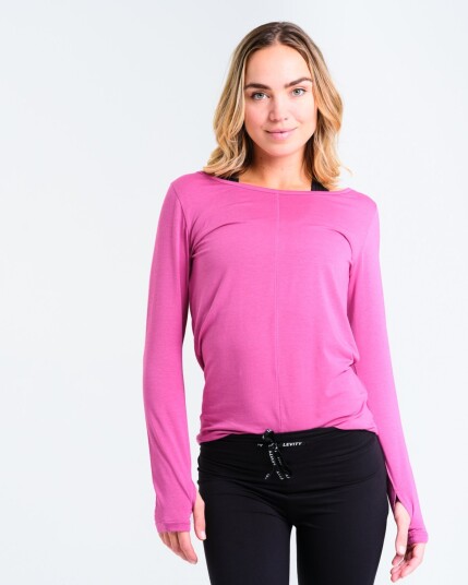 LEVITY Soft Sweater Pink Violet XL