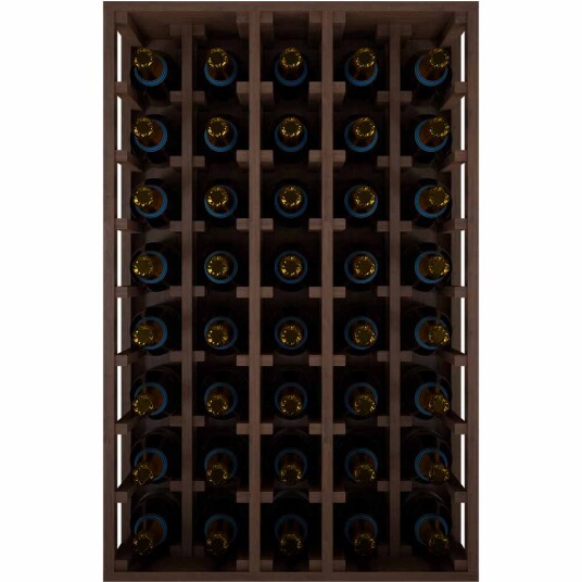 Winerex CHANGO til champagneog magnumflasker 40 flasker Brunbeiset furu Winerex CHANGO til champagneog magnumflasker 40 flasker Brunbeiset furu
