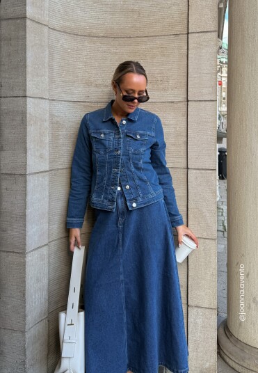ONLY Wonder Denim Jacket Medium Blue Denim S