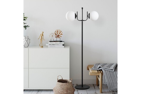 Gulvlampe Gevir Svart