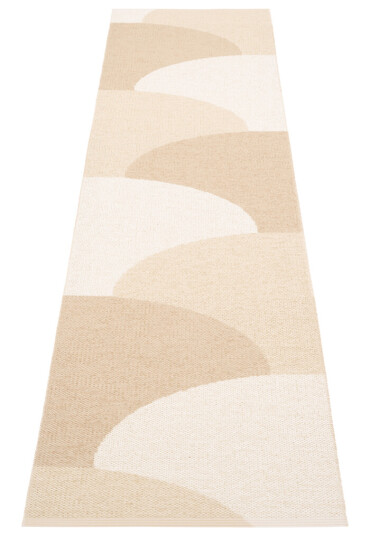 Pappelina Hill matte beige vanilje 70x270 cm