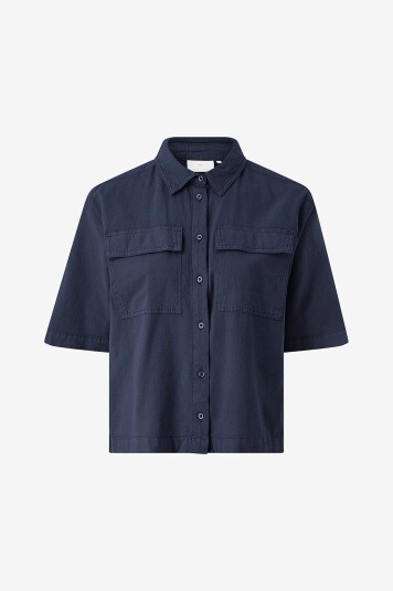 KAFFE Skjorte kaNaya Liah Shirt Blå KAFFE Skjorte kaNaya Liah Shirt Blå