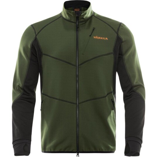 Härkila Scandinavian Fleece Jacket Duffel Green/Black L Härkila Scandinavian Fleece Jacket Duffel Green/Black L