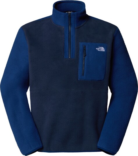 The North Face Men"s Yumiori 1/4 Zip Fleece Jacket Summit Navy/Estate Blue, S