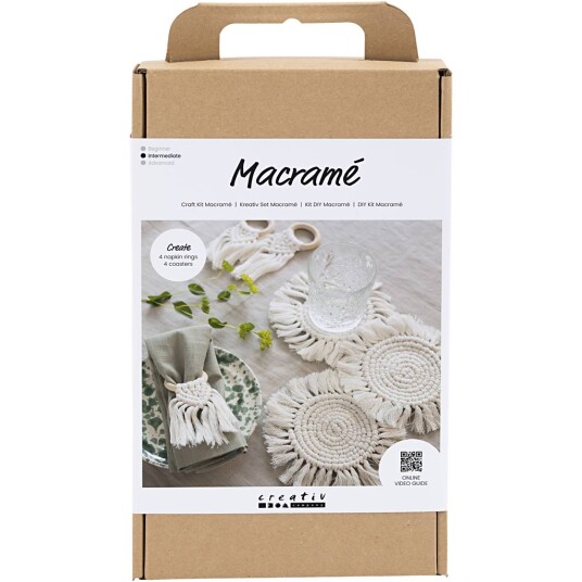DIY Kit Craft Kit Macramé Table Decorations 977624