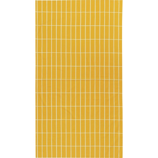 Marimekko Tiiliskivi Duk 135x245 cm Sahram Yellow / Off white