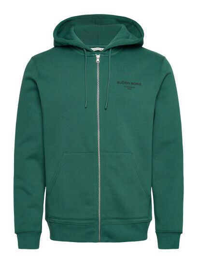 Björn Borg Borg Essential 1 Zip Hoodie Green XL