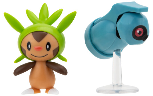 Pokémon Kampfigur Chespin og Beldum 2-pakning Pokémon Kampfigur Chespin og Beldum 2-pakning