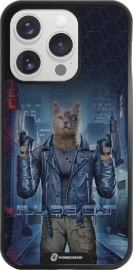 Phonecases3D iPhone 16 Pro Joseph Tate 3D mobildeksel, svart