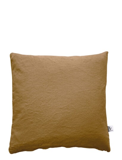 Au Maison Pudebetræk-Hør Basic-Vasket - Yellow - 45X45CM