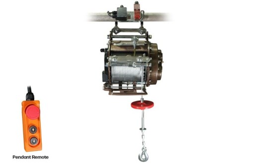 Warrior Winches 220VSH500 Konstruksjonsvinsj 500kg IP65 230V