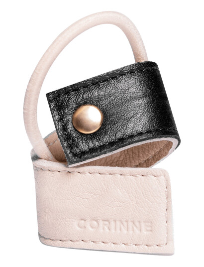Corinne Leather Band Short Bendable Two-Colored - Multi/patterned - ONE SIZE